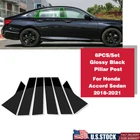 Anti Scratches B C Pillar Post Trim Cover For Honda Accord Sedan 2018-2023