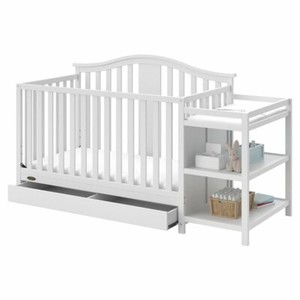 graco crib and changing table set