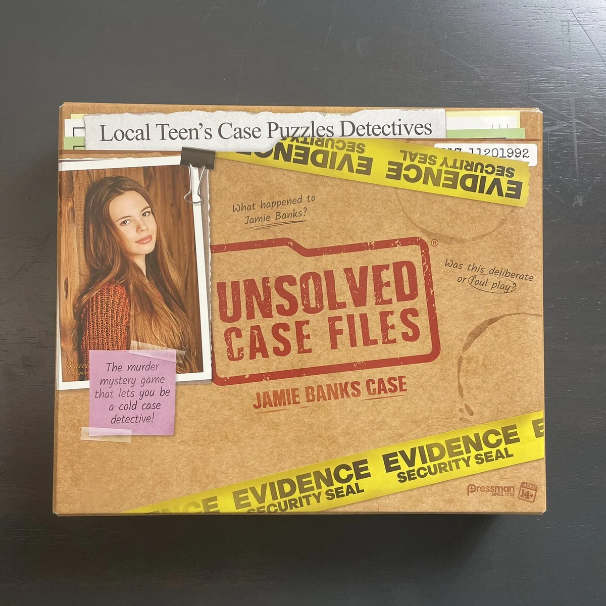 Unsolved Case Files - Jamie Banks Murder Mystery Game by Pressman