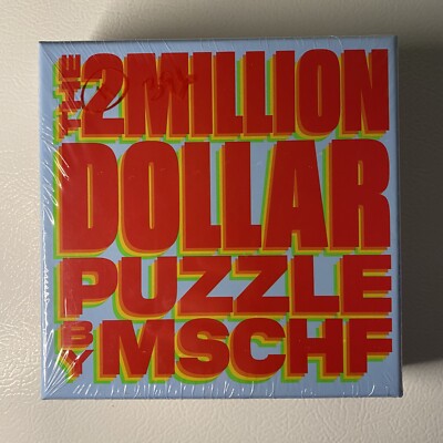 NEW 2 Million Dollar Sealed Brain Teaser Difficult Hard 500 Piece Jigsaw Puzzle