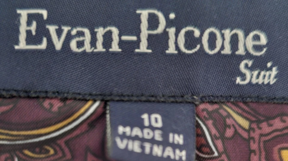 Evan Picone Womens Blazer Jacket Coat Size 10 Purple - Image 2 of 4