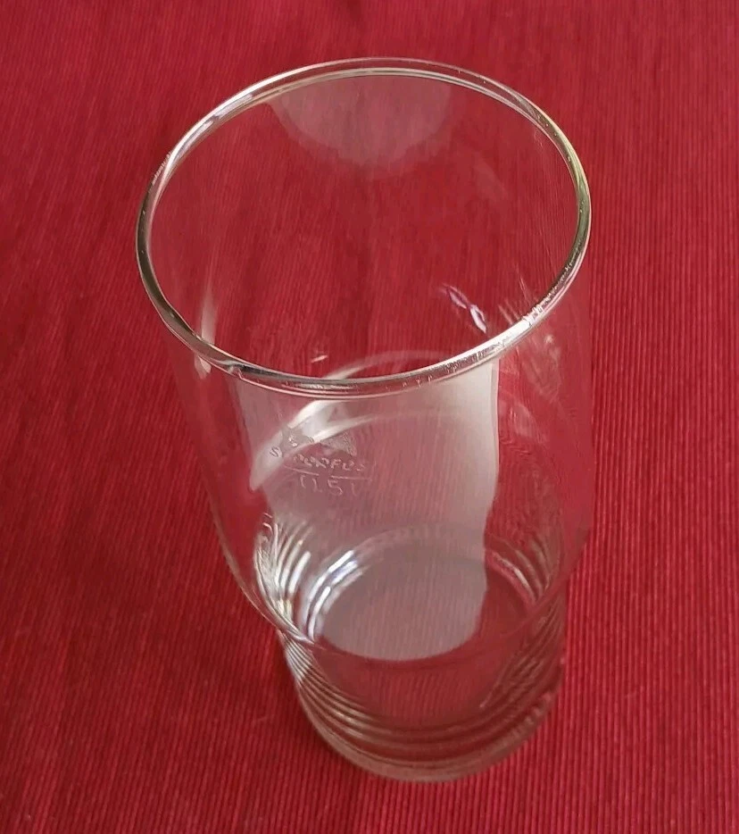 2x Superfest Glas 2x 0,5 L DDR/GDR Strong Glass East German Mitropa stapelbar - Bild 4 von 4