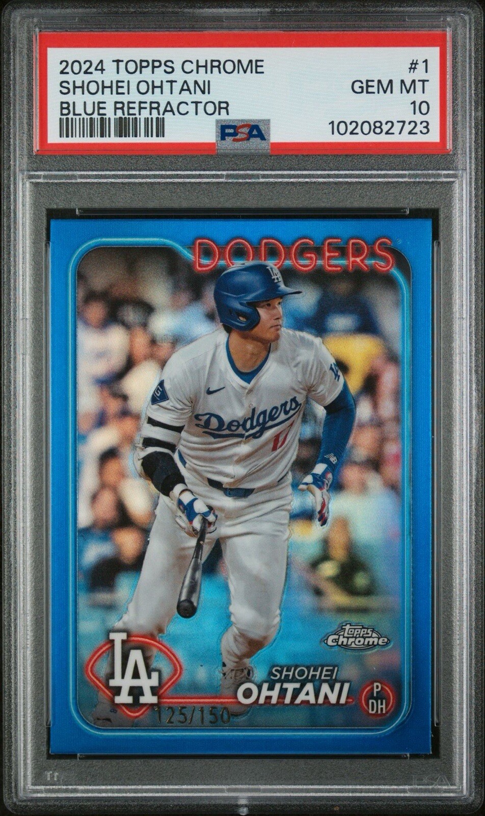 大谷翔平 50/50 48号HR Blue Refractor /150