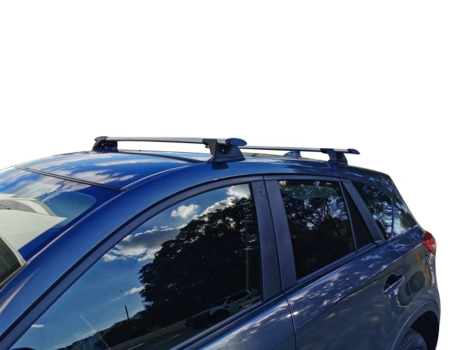 Aerodynamic Alloy Roof Rack Cross Bar for Mazda CX-5 2011-25 KE KF 120cm - image 3 of 4
