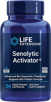 Life Extension Senolytic Activator 36 vegetarian capsules 737870230120 ...