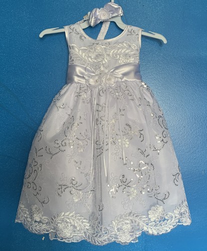 New Baptism or Christening Dress for girl/Vestido para Bautizo de nina size XL - Picture 10 of 11