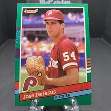 1991 Donruss Jose DeJesus #596 Philadelphia Phillies