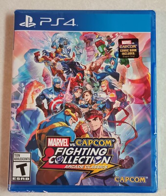 Marvel vs. Capcom Fighting Collection Arcade Classics PlayStation 4 PS4 Sealed