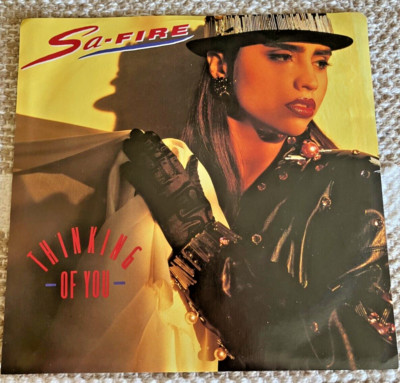 SA-FIRE Thinking Of You/Let Me Be 45 W/PS 1988 Play tested EX