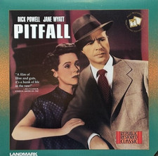 PITFALL DICK POWELL/JANE WYATT PREMIUM QUALITY USED LASERDISC NM/EX 