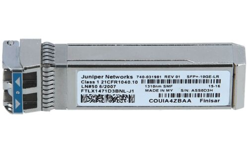 JUNIPER - 740-031981 - JUNIPER NETWORKS 10GE-SFP+LR TRANCEIVER - Bild 1 von 4