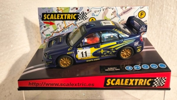 Qq Scx 6099 Scalextric Subaru Impreza Wrc R Costa Brava 02 #11 Solberg-image