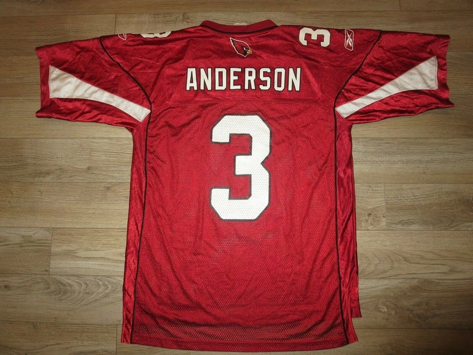 Футболка Дерека Андерсона No3 Arizona Cardinals NFL Reebok LG L мужская - Изображение 2 из 2