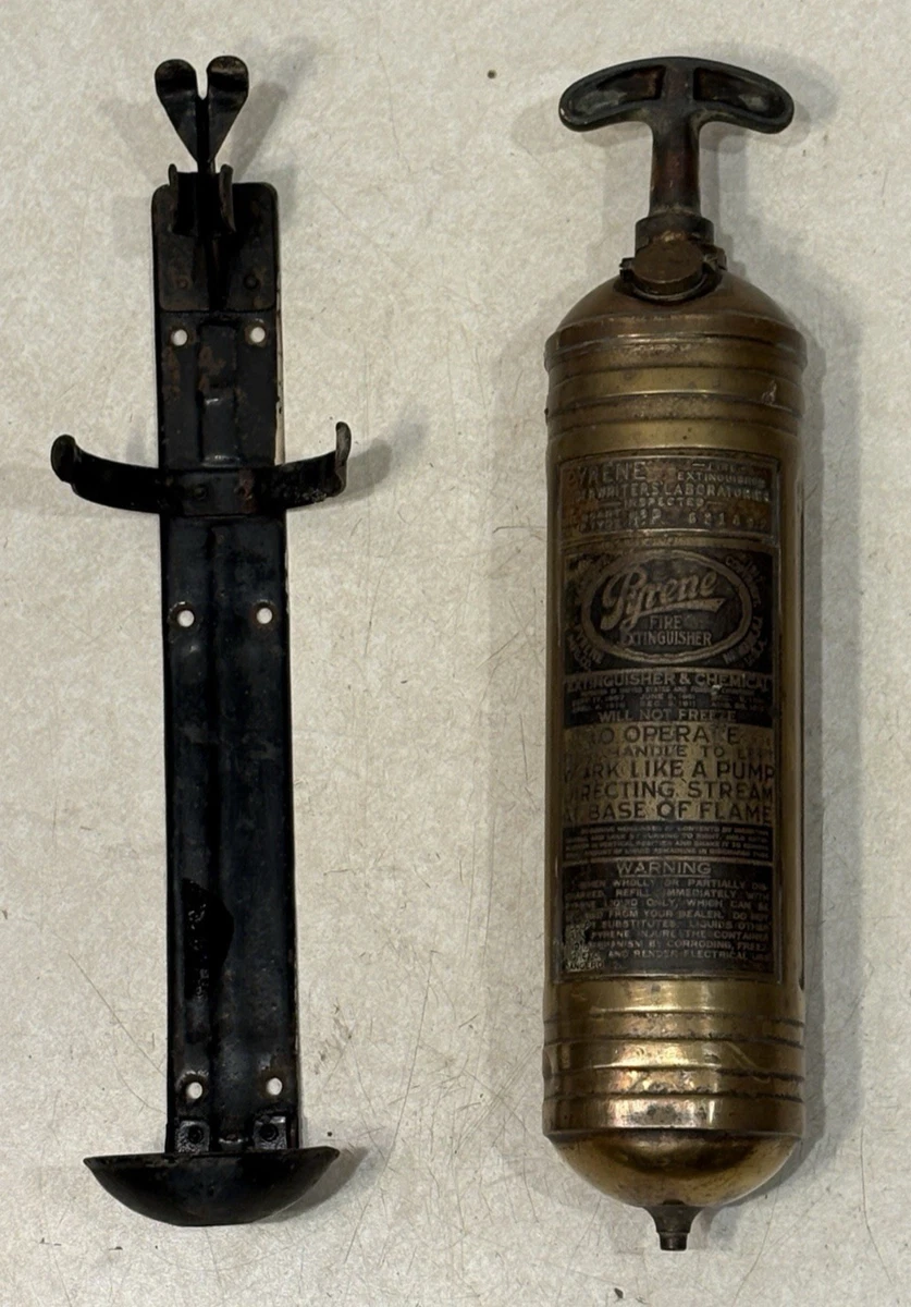 102047 ヴィンテージ 真鍮製 消火器 FIRE EXTINGUISHER ブラス 英国製