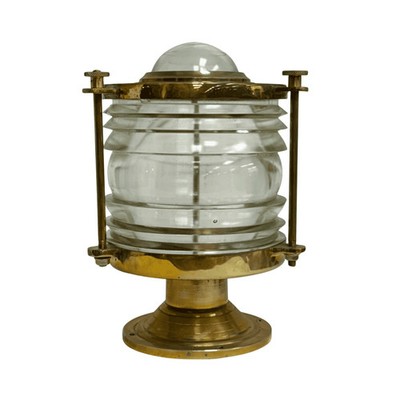 Brass Fresnel Globe Ship Navigation Light