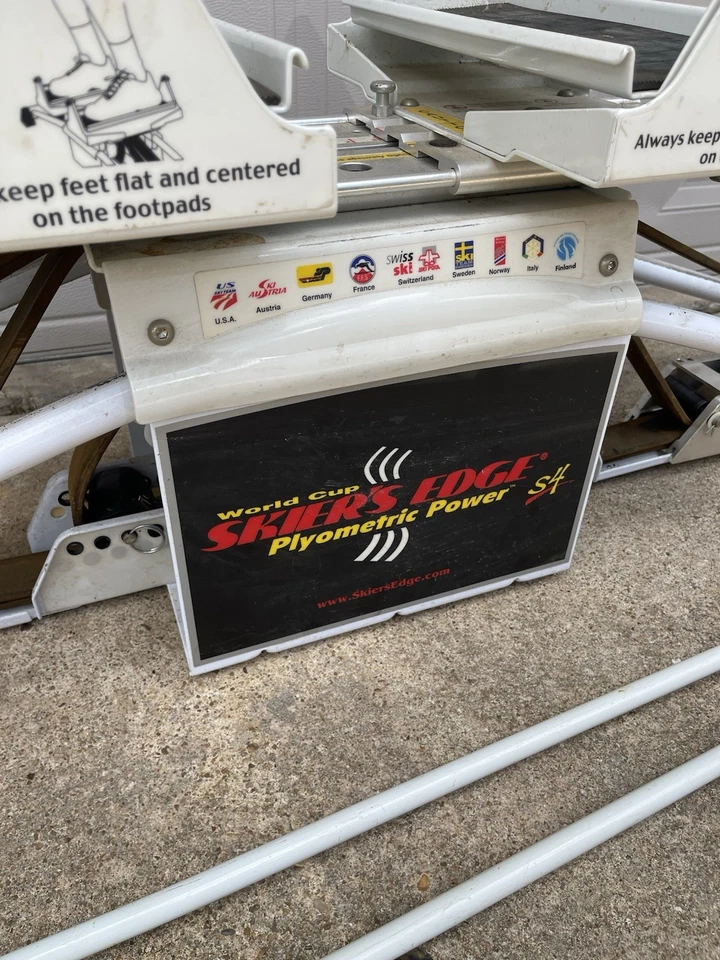 Skiers Edge S4 Serie Copa Mundial Potencia Pliométrica Ejercicio Entrenamiento Máquina Postes Foto 2 de 4