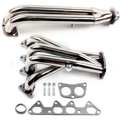 #ad FOR 94 97 HONDA ACCORD F22 2.2 4CYL STAINLESS STEEL HEADER EXHAUST MANIFOLD $89.99