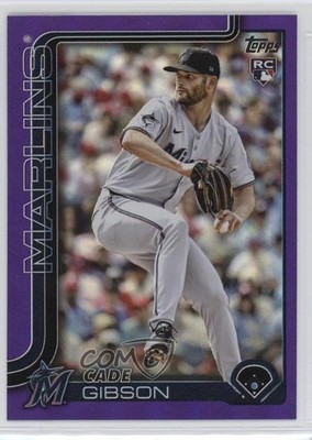 2025 Topps Update Purple Rainbow Foil 74/250 Cade Gibson #US131 Rookie RC y0i