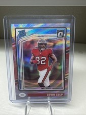 2024 Donruss Optic Rated Rookie Silver Wave Prizm #'d/300 Devin Culp Buccaneers
