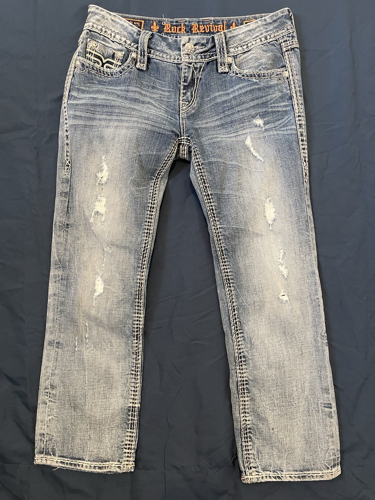 Women’s Rock Revival Jeans Ina Capri Size 29