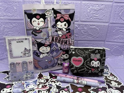 Kuromi Schreibwaren Geschenktüte Handtasche Mini Memo Haftnotizen Textmarker Stift Sanrio