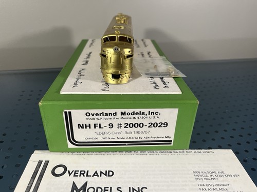 Modelos Overland de latón escala HO New Haven EMD FL-9 EDER-5 OMI-5296 | Zustand: Used