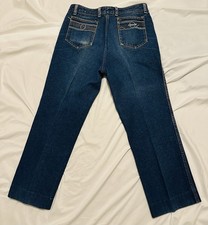 Vintage Jordache Denim Jeans Horse Head Logo Hemmed/Altered USA Sz 34 See Pics
