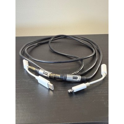 Double End 3.5mm Audio Cable w/ Lightning Adapter & USB-C Adapter