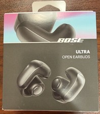 NEW SEALED IN RETAIL BOX - Bose Ultra Open Wireless Bluetooth Earbuds - Black