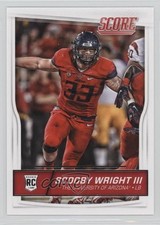 2016 Score Rookies Scooby Wright III #411 f5g