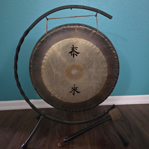 Vintage Paiste 16" Gong – Made in West Germany – Includes Stand & Mallet