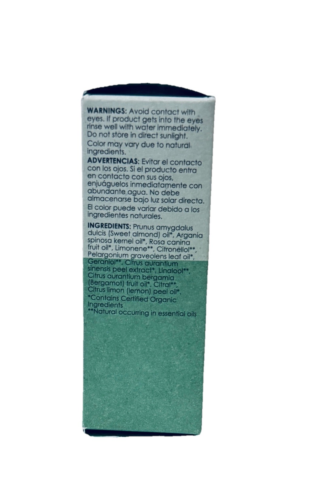 Botanics 100% Organic Nourishing Daily Facial Oil with Rosehip 0.84 oz, New