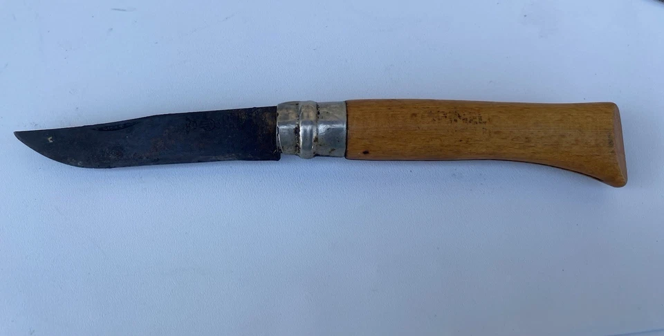 🇫🇷 Couteau Opinel la Main couronnée Made In France Numéro 10 Virobloc - Photo 1/4