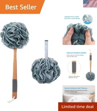 Luxury Back Scrubber and Soft Sponge Set for Ultimate Bathing Experience
