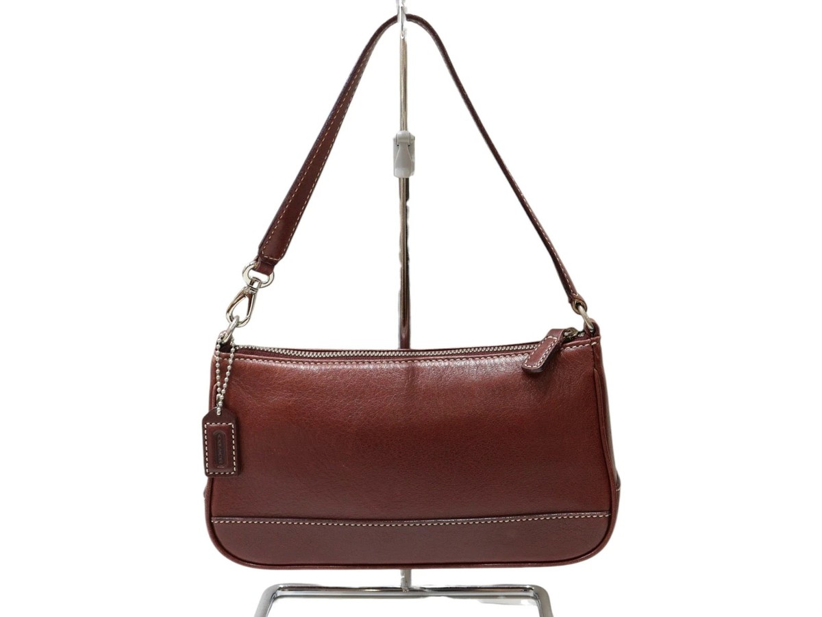 Coach Red Leather Demi Pouch Handbag Bag 7785 Vintage Y2K J2S | eBay