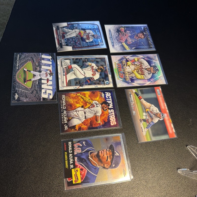 ronald acuna jr Variety Lot (8) No Dupes