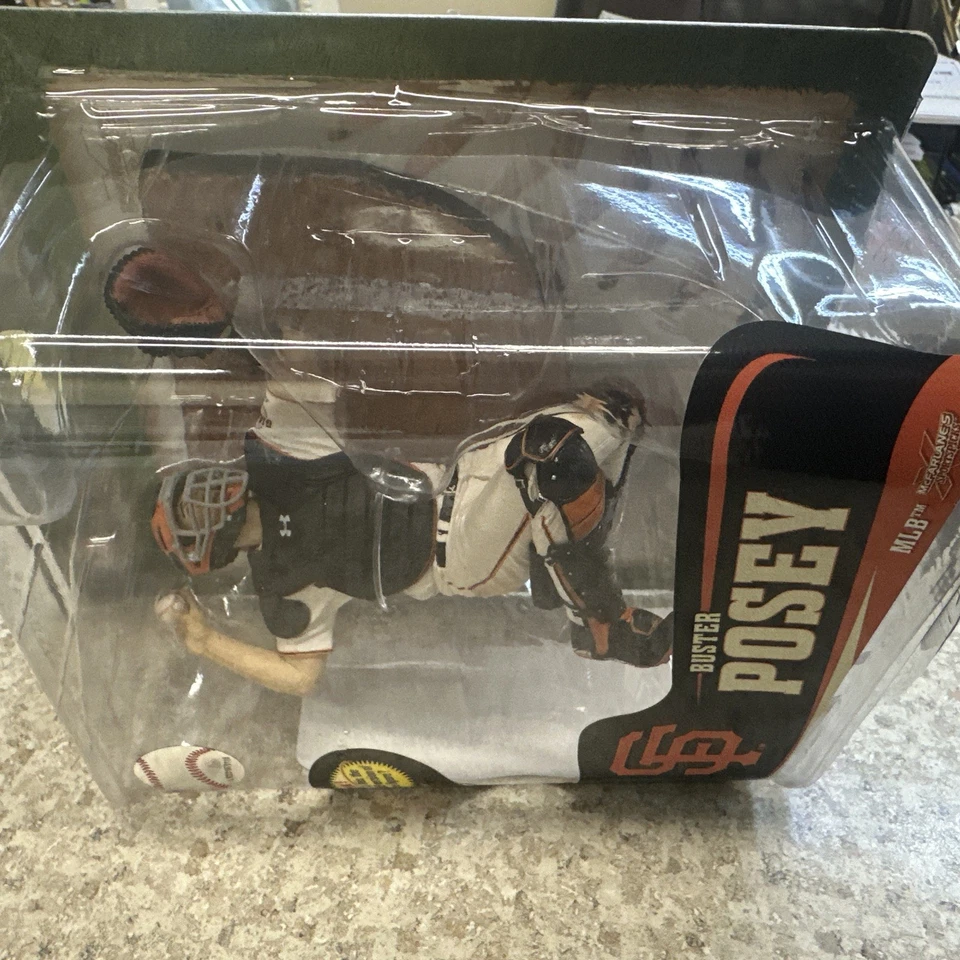 Uniforme Jersey Blanco Buster Posey McFarlane MLB 31 Gigantes de San Francisco 2013 Foto 4 de 4