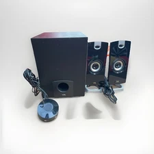 Cyber Acoustics CA-3080 Powered Speaker System 18 watt Peak Power