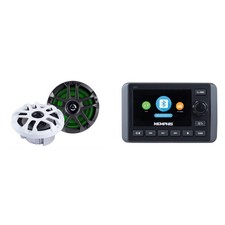 Memphis Audio SMC3 Marine Multi-Zone Media Center w/ MXA60L 6.5" LED Marine S...