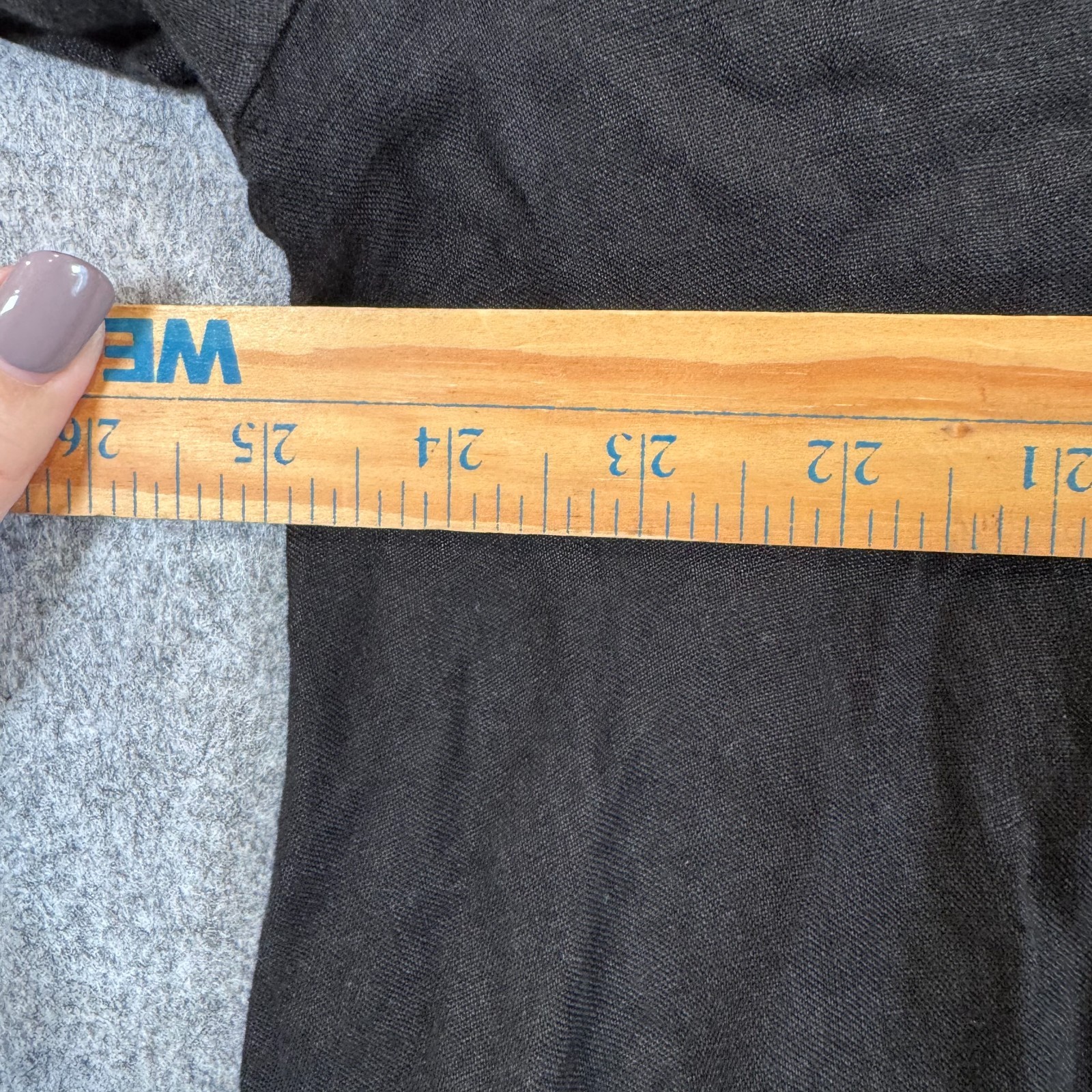 Match Point Linen Top Button Front Asymmetric Lag… - image 9