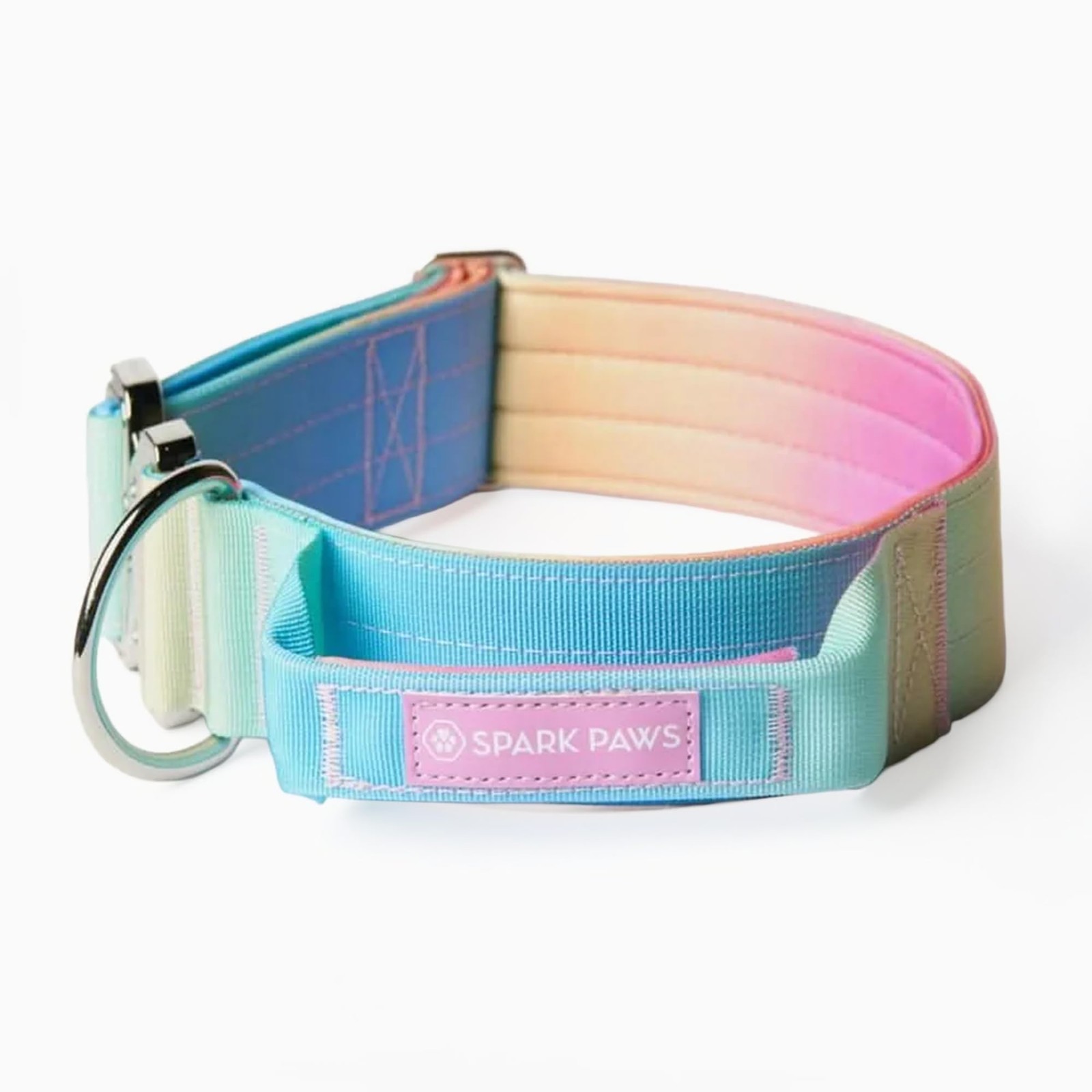 Collier tactique pour chien avec poignée de contrôle rembourrée nylon épais