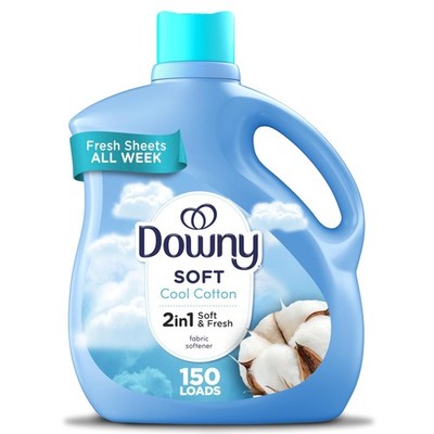 ''2-in-1 Liquid Fabric Softener, Clean Breeze, 111 fl oz, 150 Loads, Softness''