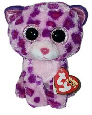 CT* Ty Beanie Boos - GLAMOUR the Leopard (6 Inch) MWCT Stuffed Animal Toy