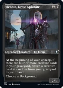 Viconia, Drow Apostate (Foil Etched) - Commander Legends: Battle for Baldur's Gate