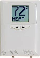 Lux Pro PSDH121B Non-Programmable Thermostat; Heat Pump Only; 2 Heat, 1 White 