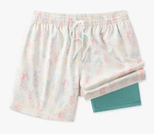 Chubbies Men's 5.5" Lined Swim Trunks Board Shorts Pastel Pineapples Size L NWT