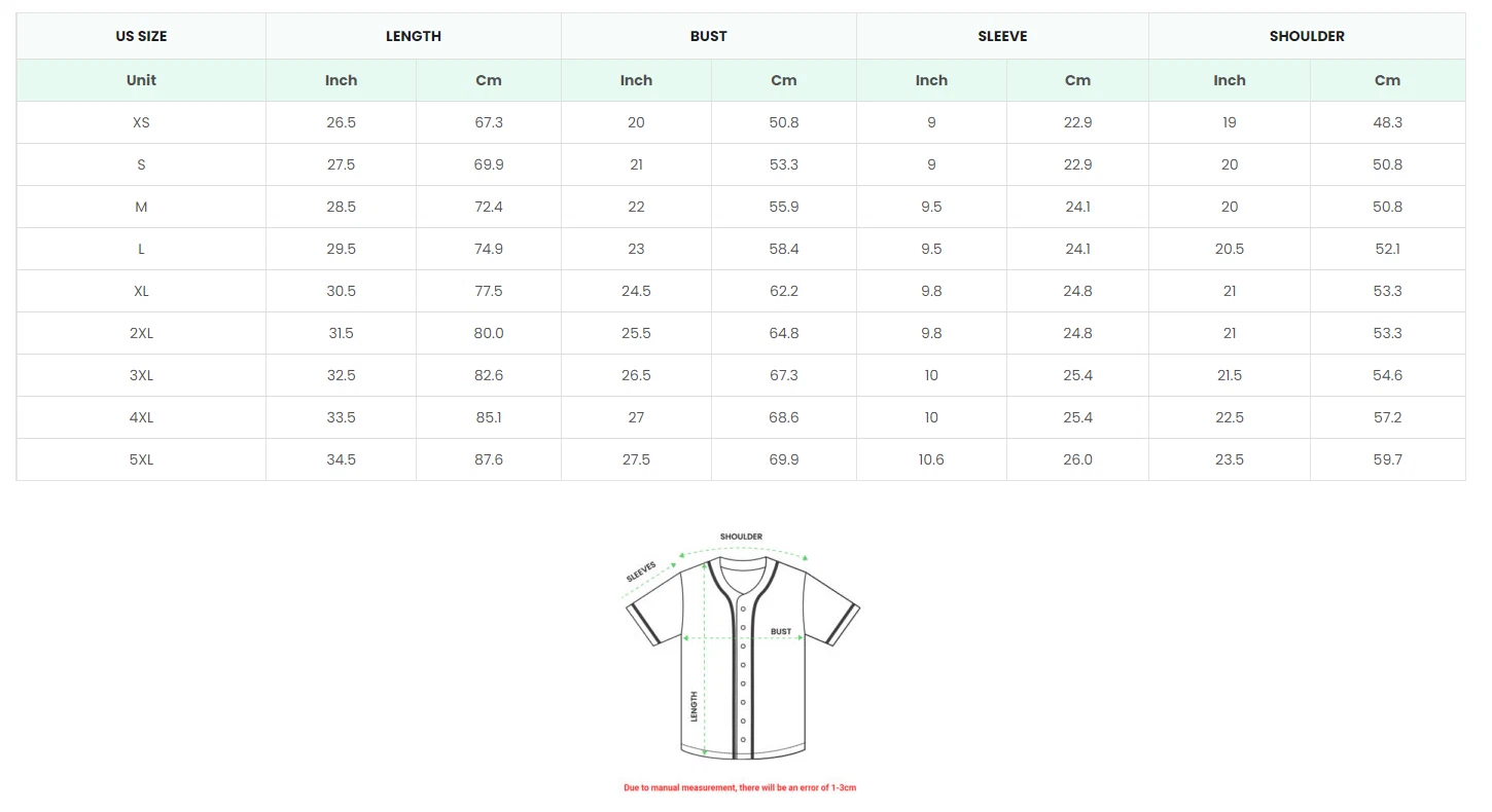 Baseball Jersey Chi ca Quick-Dry Lightweight