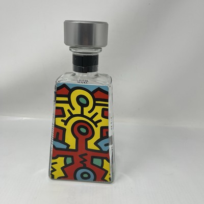 Keith Haring Essential 1800 Tequila Bottle Artist Art Bottle