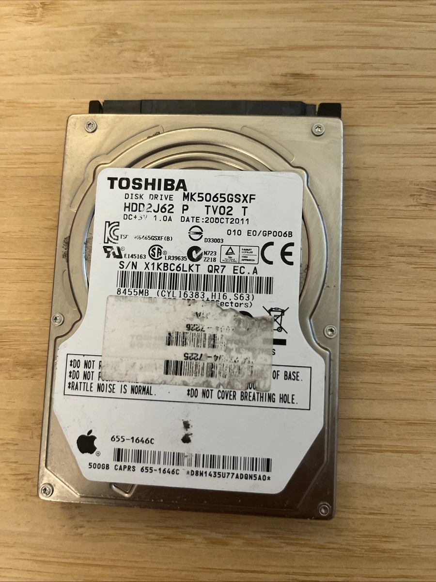 Toshiba 8 MB Cache Internal Hard Disk Drives 5400 RPM Rotation