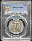 1937-S 50C Walking Liberty Half Dollar PCGS MS63